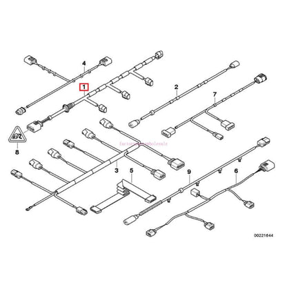 ya 4 8.8.2 Front Bumper Parking Sensor Wiring Harness PDC for BMW X5 E70 11-13 61129244421