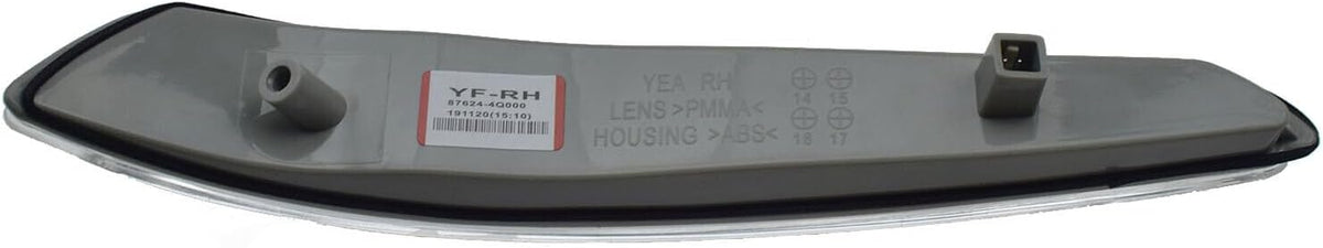 ya 4 8.10 Suitable for modern Sonata 2010-2015 front right mirror LED turn signal light