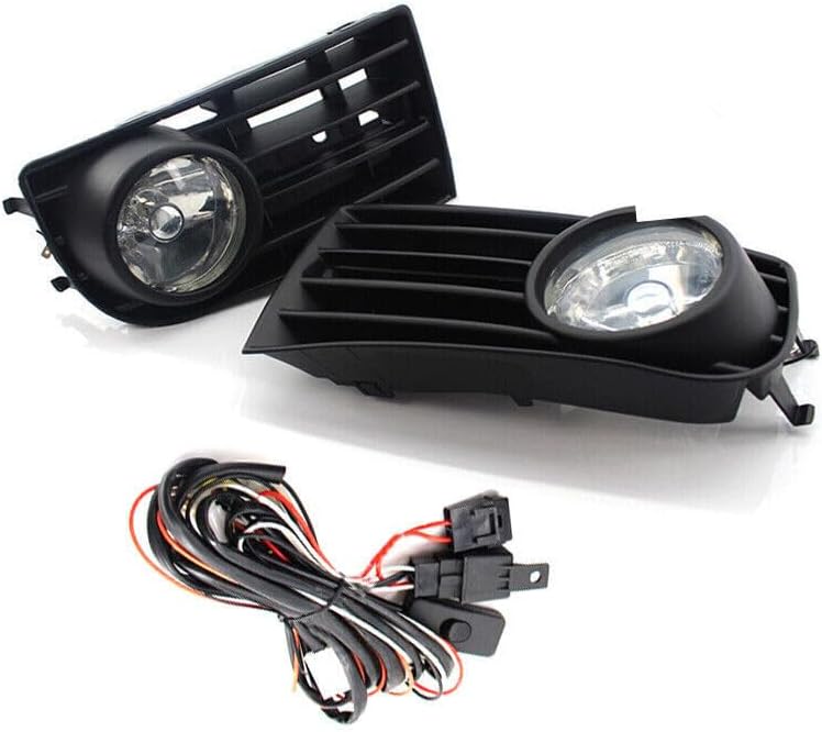 ya 2 8.15 1 set of LED fog light grille suitable for VW Golf 5 Mk5 Rabbit from 2003 to 2009