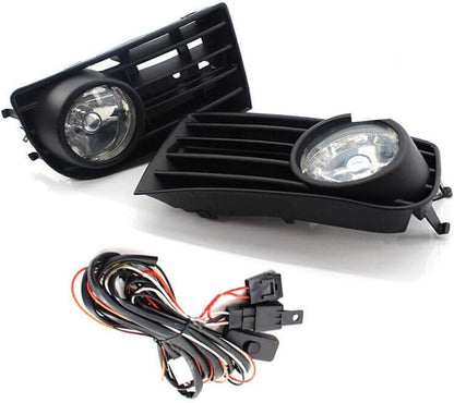 ya 2 8.15 1 set of LED fog light grille suitable for VW Golf 5 Mk5 Rabbit from 2003 to 2009
