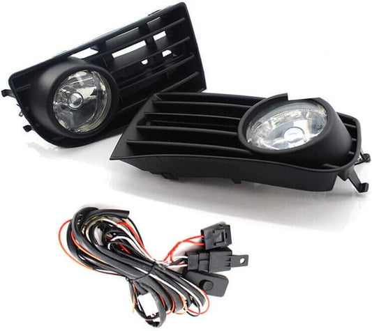 ya 2 8.15 1 set of LED fog light grille suitable for VW Golf 5 Mk5 Rabbit from 2003 to 2009