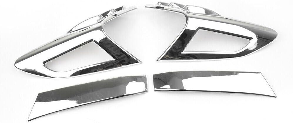 ya 4 8.14 for Toyota C-HR CHR 16-18 Chrome 4x Rear Back Lamp Tail light Panel Cover Trim