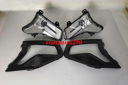 ya 9 10.24 for Ford Fusion 2019-2022 LED Front Bumper Fog Lights Kit w/Bulbs Wire Bezel