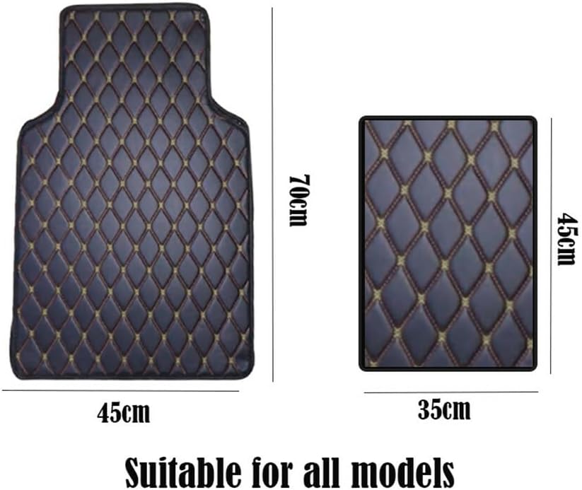 ya 7 8.24 baidi Universal 5Sits Car Styling Car Carpet Floor Mats Protector Waterproof Dustproof