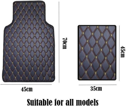 ya 7 8.24 baidi Universal 5Sits Car Styling Car Carpet Floor Mats Protector Waterproof Dustproof
