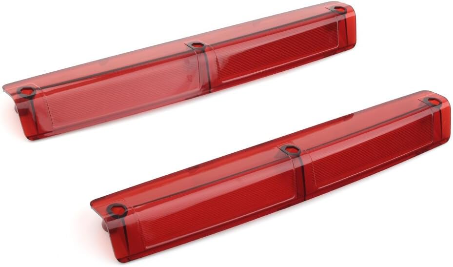 ya 23 10.7 baidi Side Light Lens Covers Fit for Harley-Davidson Touring FLHTC Pak Trunk Red