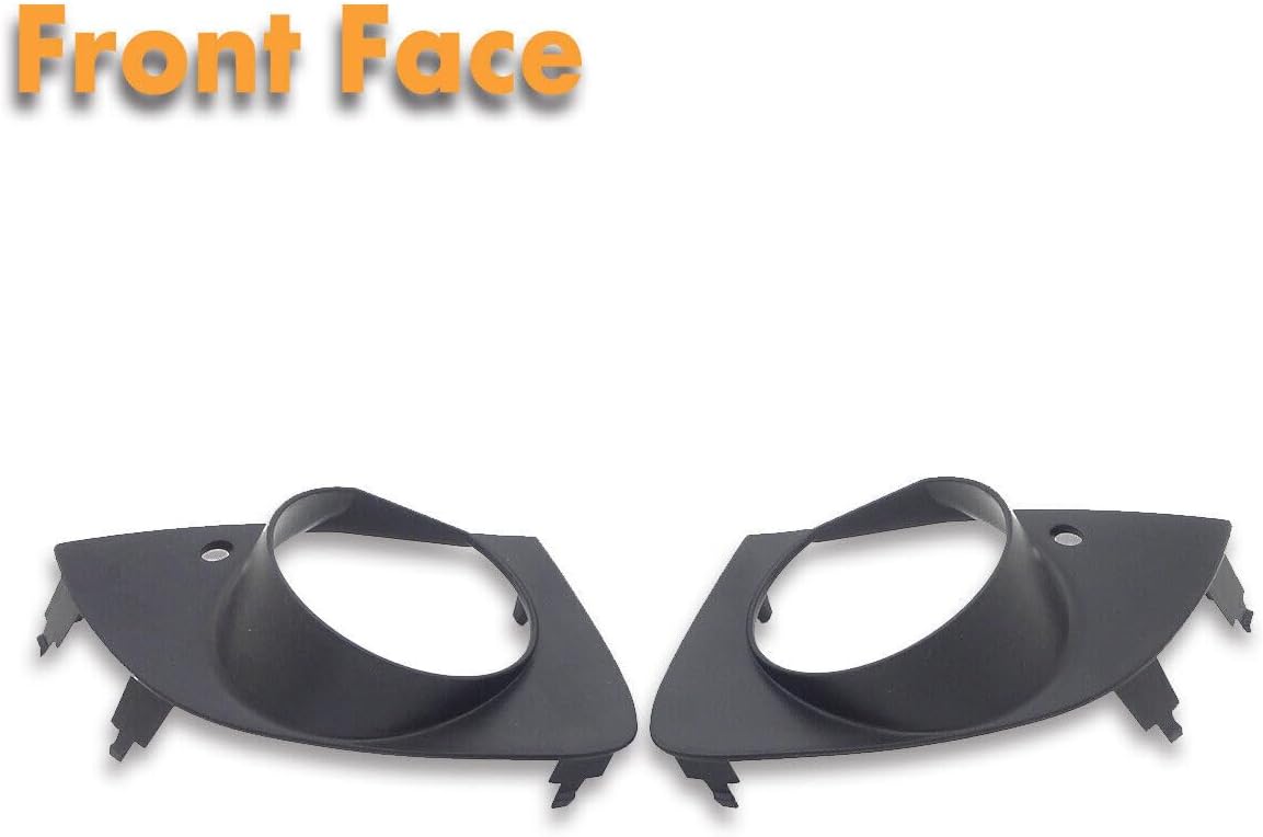 ya 10 9.16 zhengce 1Pair Front Bumper Fog Light Lamp Cover Trim Bezel for BMW 7SERIES E66 2005