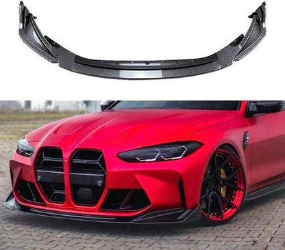 ya 2 8.15 Carbon Fiber Front Bumper Spoiler Splitter Lip for BMW G80 M3 G82 M4 2021-2023