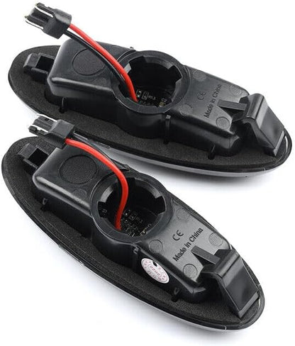 ya 7 8.24 baidi 2 LED Smoked Dynamic Turn Signal Lights for Mazda RX7 FD PREMACY CP 323 BA/J 626