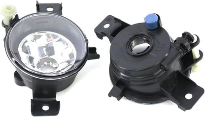 ya 13 9.15 baidi Pair Front Bumper Fog Light Lens Lamp Cover Clear For for BMW X5 E70 2011 2012 2013