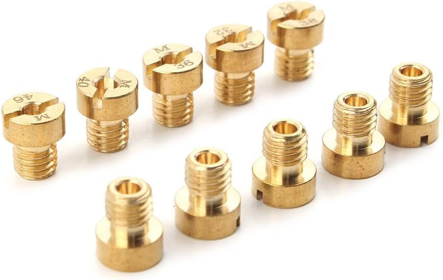 ya 7 8.24 baidi 10x 70-88 M5 Main jet For Dellorto Carburetor SHA SHB UA UB PHBG VHB-CS VHBT-CS