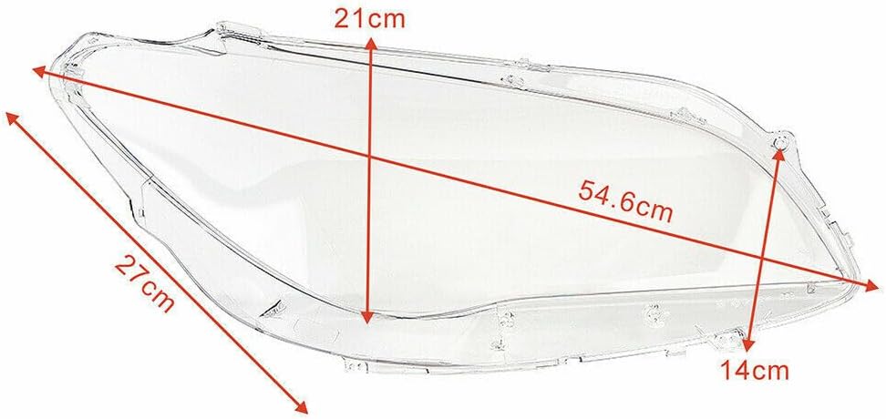 ya 10 9.16 zhengce Left Front Headlight Glass Lens Cover for BMW 7 Series F01/F02 2009-2015