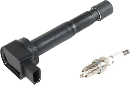 ya 9 10.24 UF417 4X Ignition Coils & Iridium Spark Plugs for Acura TSX L4 2.4L 2004-2008
