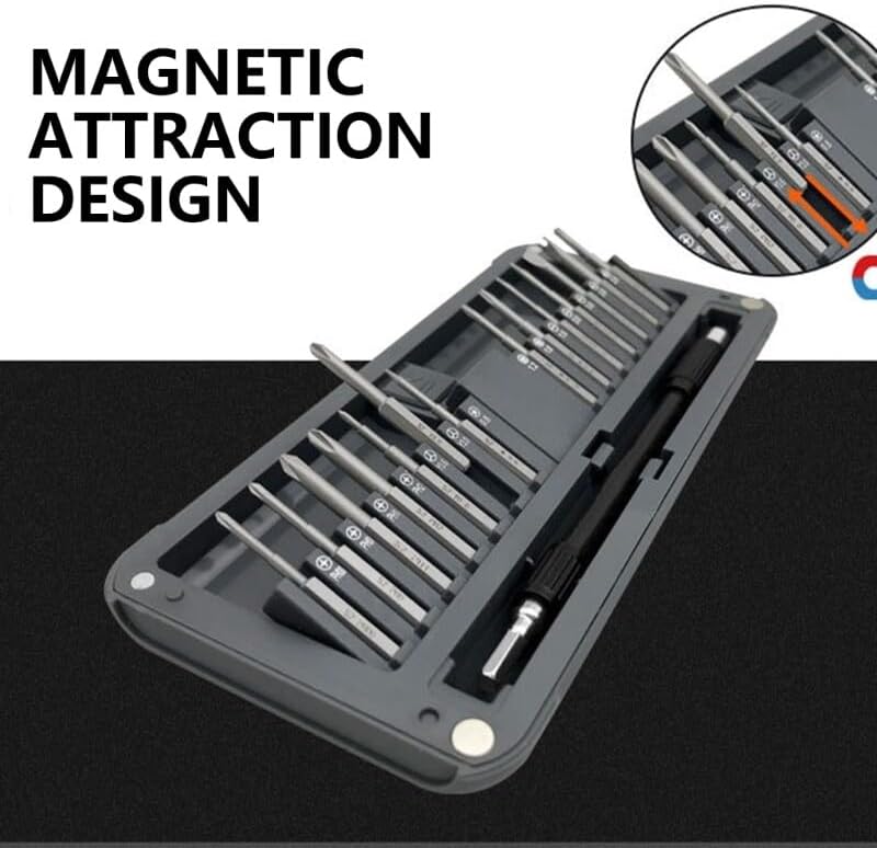 ya 26 10.21 baidi 30 In 1 Pision Screwdriver Set With Long Bit Case Professio l