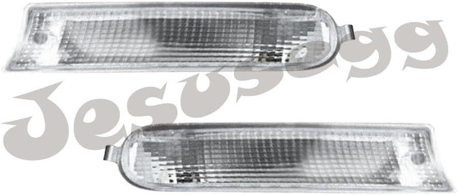 ya 9 10.24 2pcs Front Bumper Fog Light Lamps Housing LH+RH Fit for 1995-1997 for Toyota RAV4