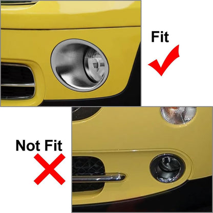 ya 7 8.24 baidi Front Fog Light Lamp Chrome Ring Cover for Mini Cooper R55 R56 R57 2007-2011 08