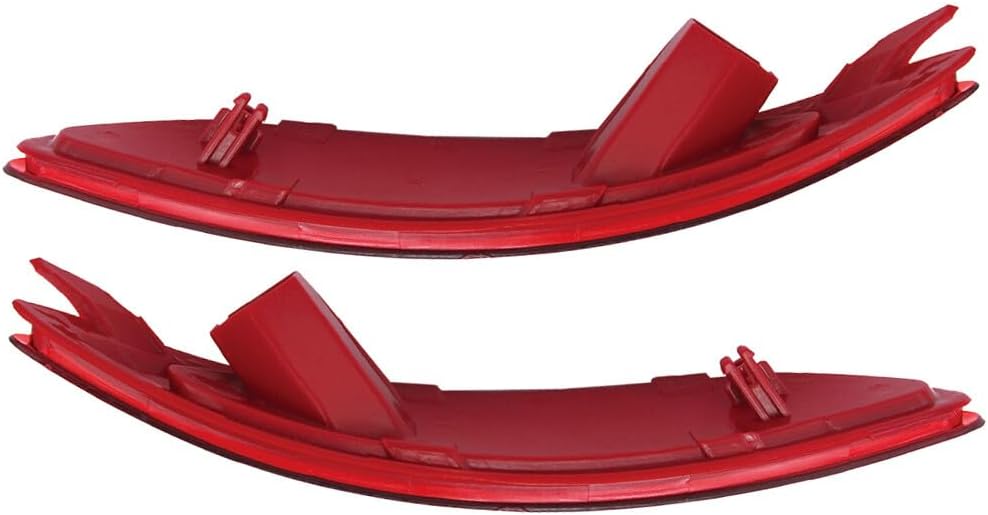 ya 27 10.13 baidi 2 Rear Bumper Reflectors for 2012-2016 for Hyundai Accent i25 Left and Right Red