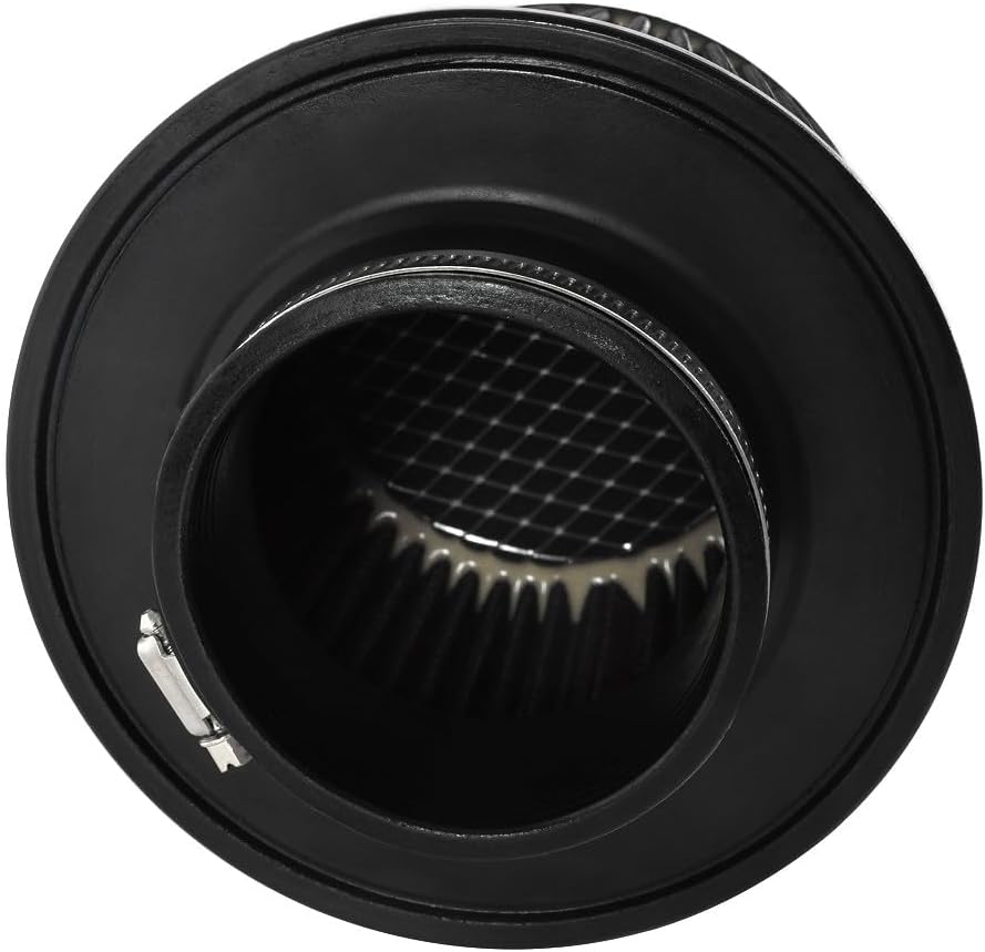 ya 13 9.15 baidi Universal 3 Inch 76mm Inlet Air Intake Cone Filter Replacement Air Filter BLACK