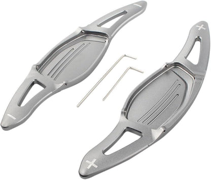 ya 10 9.16 zhengce for Audi R8 RS3 RS4 RS5 TT RS Gray 2x Steering Wheel Paddle Shifter Extensi