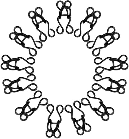ya 26 10.21 baidi 100 Pcs Metal Invisible Hook Buckle Coat Fasteners Clothing Eyes Closure