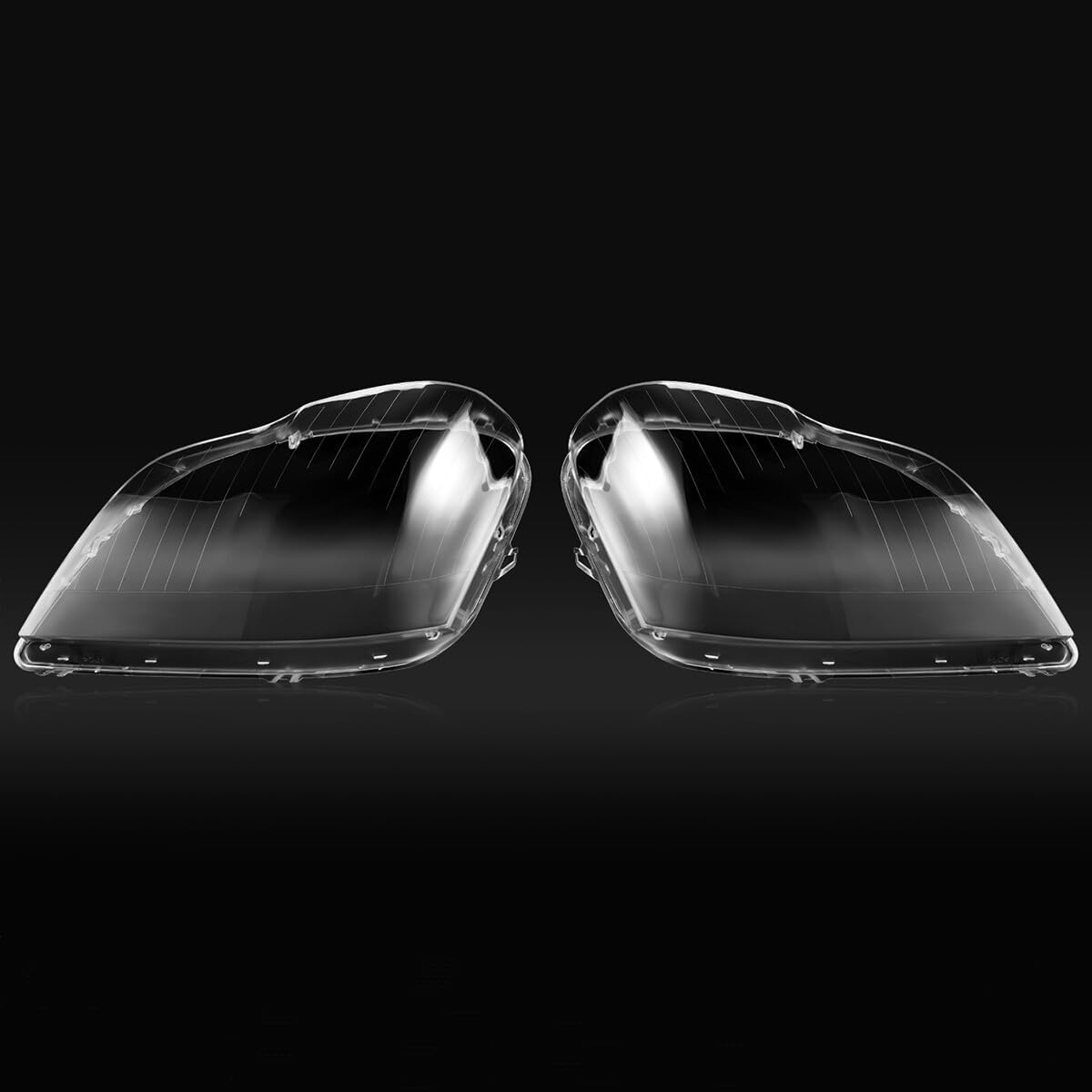 ya 4 8.10 Pair Front Headlight Headlamp Lens Cover For 2007-2012 for Mercedes-Benz GL320 GL450