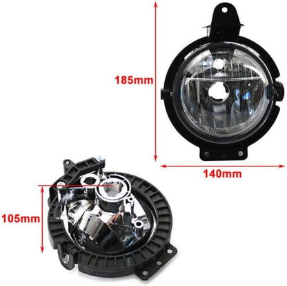 ya 4 8.10 1Pair Bumper Fog Light Lamps for Mini Cooper R55 R56 R57 R58 R59 R60 R61