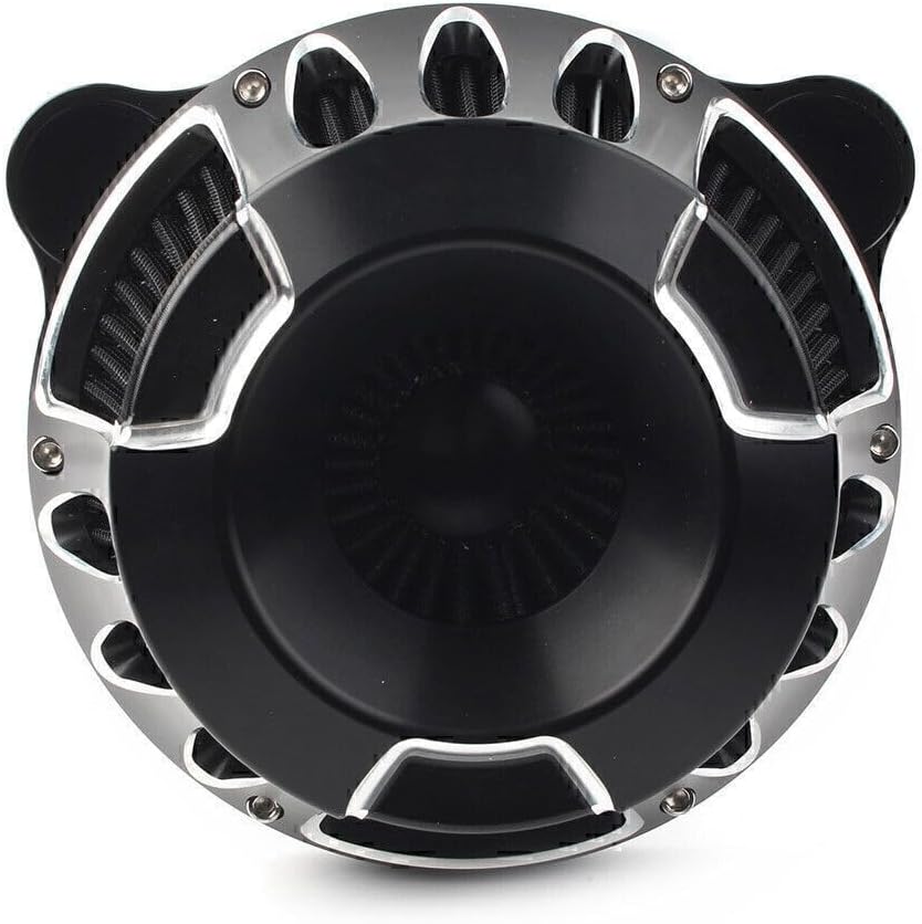 ya 10 9.16 zhengce Air Cleaner Intake Filter Hollow Out Fit Harley Touring 2000-2007 Dyna Soft