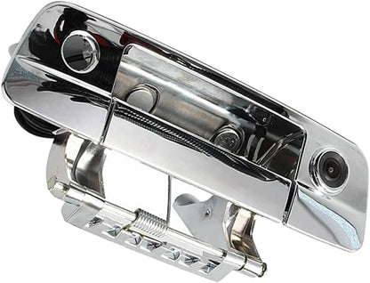 ya 10 9.16 baidi Rear Tailgate Handle with Camera Fit for 2010-2018 for Dodge for Ram 2500 3500 Chrome