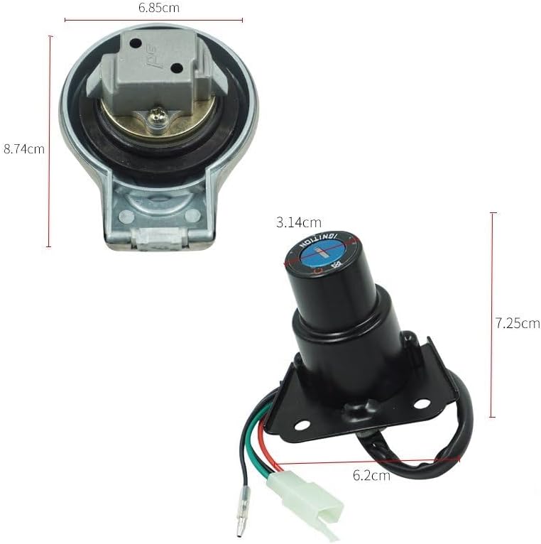 ya 9 10.24 Ignition Switch Fuel Gas Cap Cover Keys for Yamaha VIRAGO XV250 XV535 XV240 250