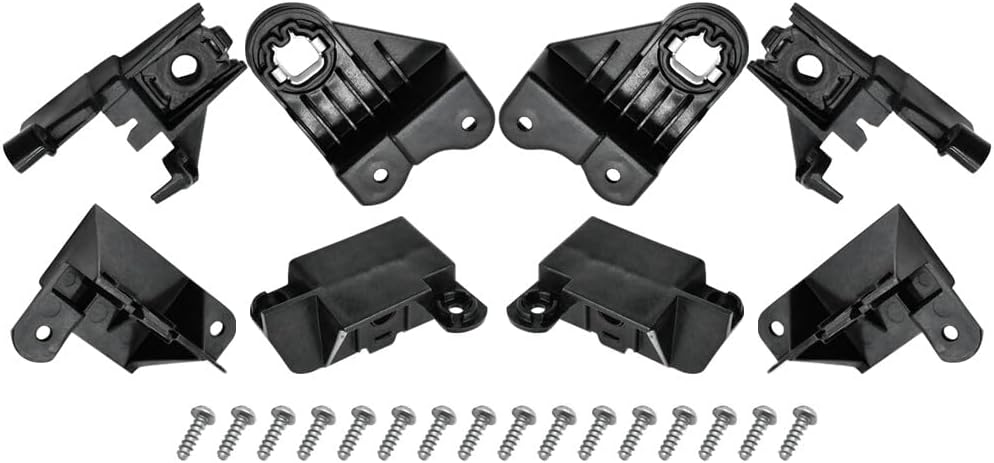ya 5 8.10 Pair Headlight Bracket Repair Set Kit For X1 F48 F49 2019-2023 X2 F39 2017-2023
