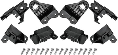 ya 5 8.10 Pair Headlight Bracket Repair Set Kit For X1 F48 F49 2019-2023 X2 F39 2017-2023