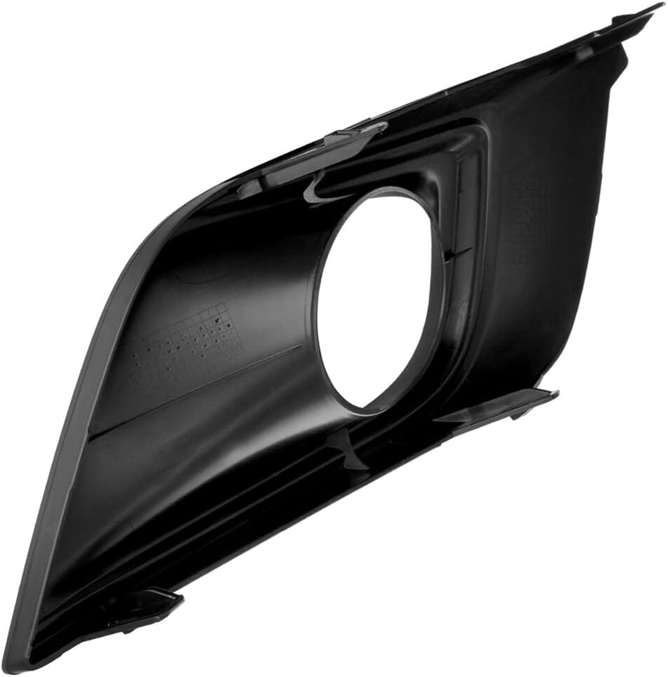 ya 9 10.24 Front Driver Side Bumper Fog Light Cover Lamp Bezel for Murano 2015-2018 Black