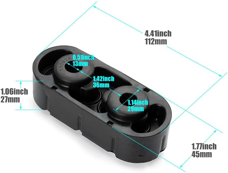 ya 4 8.14 Set of 2 Hanger Insulator Mount Holder Pipe for Chevy for Cadillac 15092802