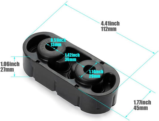 ya 4 8.14 Set of 2 Hanger Insulator Mount Holder Pipe for Chevy for Cadillac 15092802