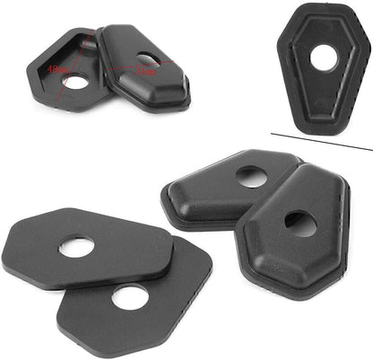 ya 13 9.15 baidi Turn signal indicator spacing for Suzuki GSXR600 750 GSX1300R, Black, 4pcs