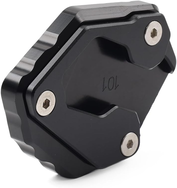 ya 5 8.24 baidi Side Stand Enlarge KickstandExtensionPad for Yamaha MT-09 Tracer9 GT 21-23 Black