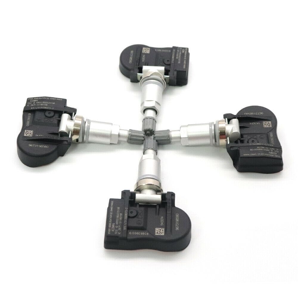 ya 4 8.8 4-Pack TPMS tire Pressure Sensor for Peugeot 207 307 for Citroen C4 5430T4 9673198580