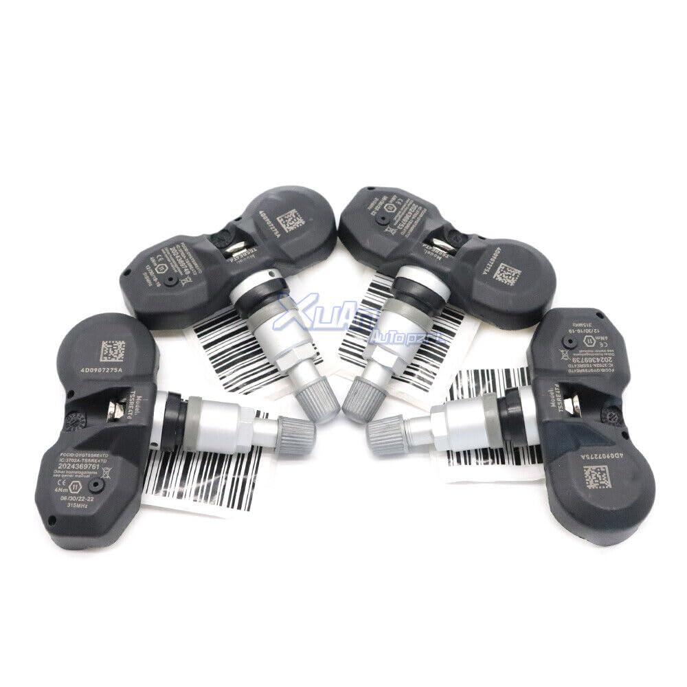 ya 2 8.15 4D0907275A 4X TPMS Tire Pressure Sensor for VW Phaeton for Audi A4 A8 315Mhz