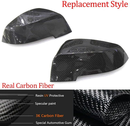 ya 11 9.14 baidifor BMW 5 7 SER GT F10 F18 F07 F06 F13 F02 Carbon Fiber Rear View Mirror Cover U