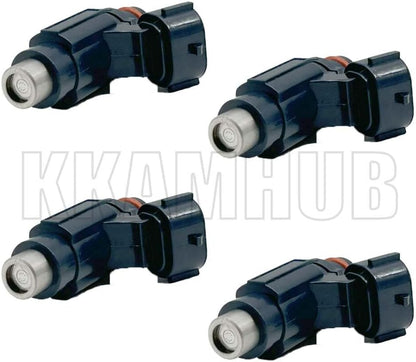 ya 2 8.15 4-Pack Fuel Injector 490330013 for Kawasaki Motorcycle 2008 Z750-ZR750L8F