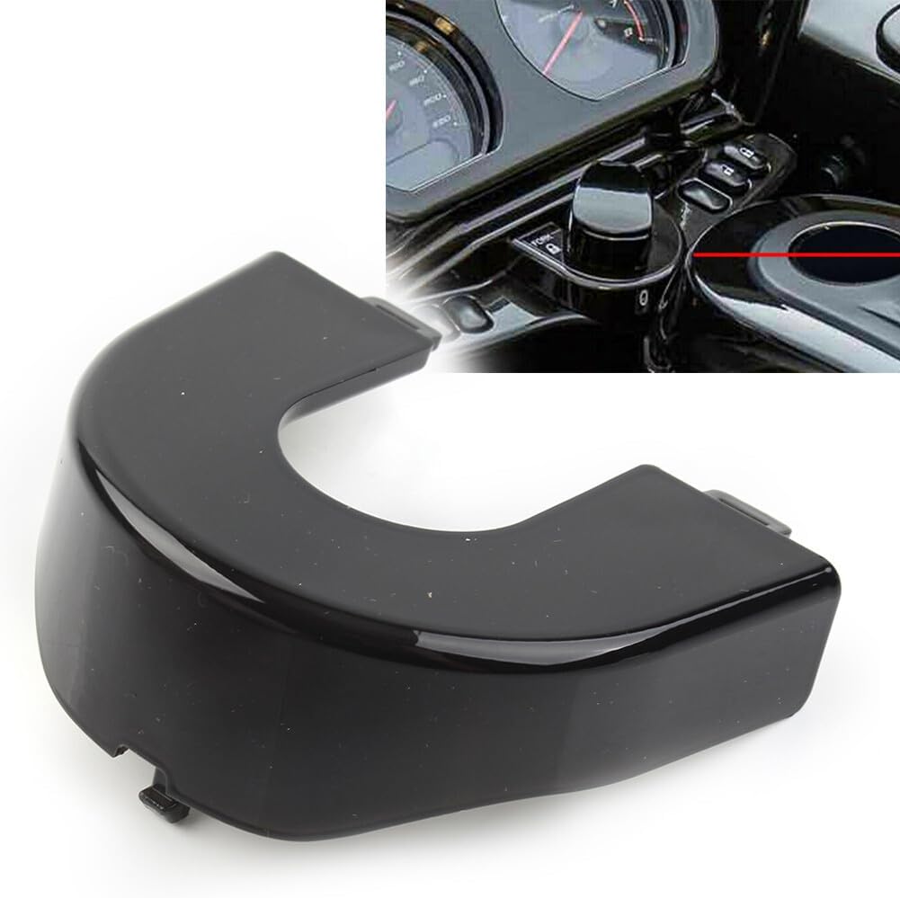 ya 23 10.7 baidi Ignition Switch Panel Trim Fit for Harley Road Glide 2015-2021 Black USA