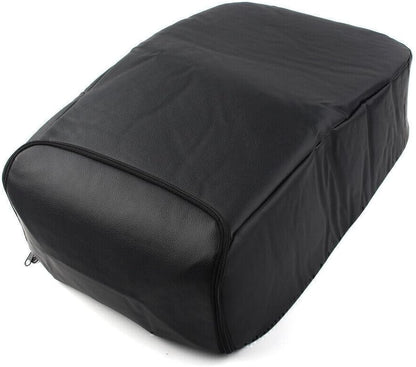 ya 11 9.14 zhengce Black Center Console Lid Cover Leather Fit for Silverado Tahoe Sierra Armre
