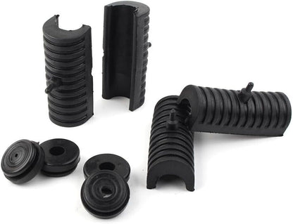 ya 11 9.14 baidiRubber Grommets Support Cushion Hard Bags Saddlebag for Harley Touring 1994-2013