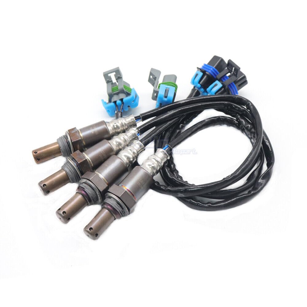 ya 2 8.15 Oxygen O2 Sensor for Chevrolet Tahoe GMC Yukon 5.3L Upstream+Downstream 4PCS