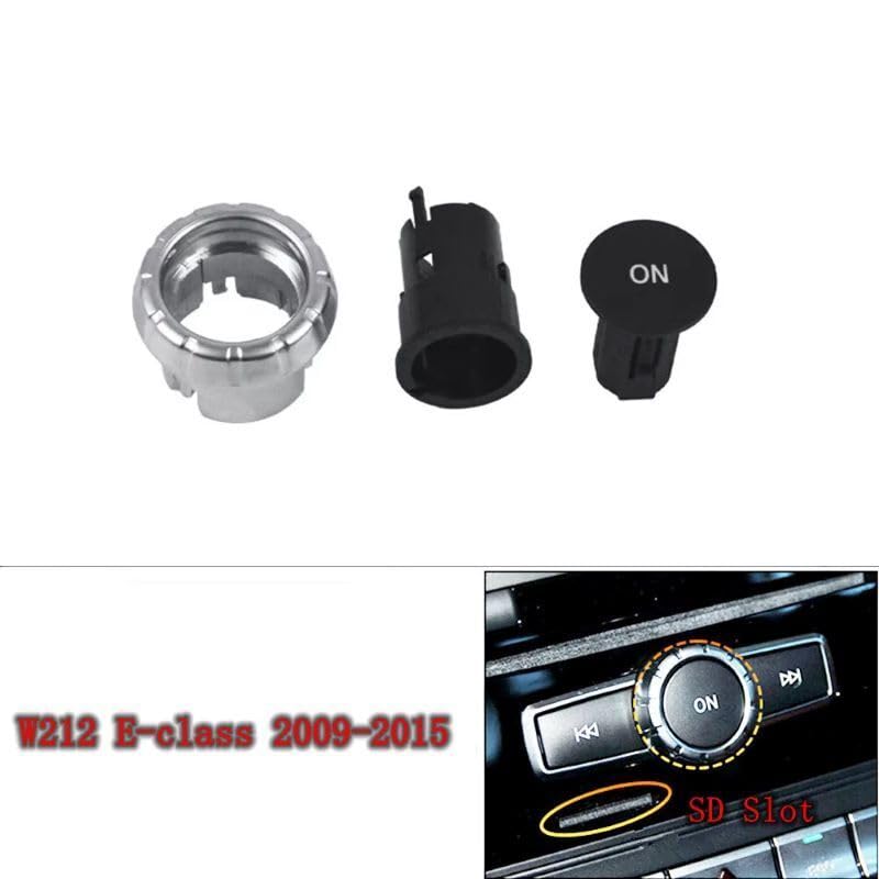 ya 6 8.24 baidi CD for Audi o Control Button Knob Protective Cover Kit for Mercedes-Benz W166 ML GL 2012-2015