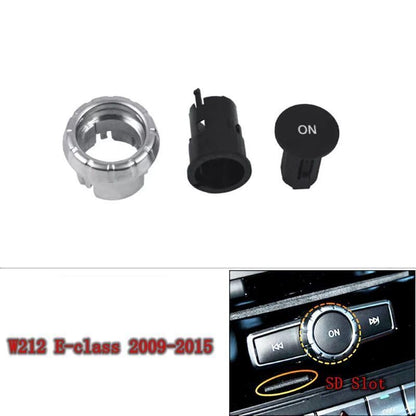 ya 6 8.24 baidi CD for Audi o Control Button Knob Protective Cover Kit for Mercedes-Benz W166 ML GL 2012-2015