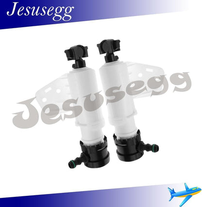 ya 7 8.24 baidi Pair LH+RH Headlamp Water Spray Nozzle Fits 15-19 for Hyundai Sonata Hybrid LF