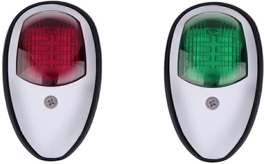 ya 4 8.14 12V Red Green Navigation Light Boat Bow LED Waterproof Marine Boat Yacht