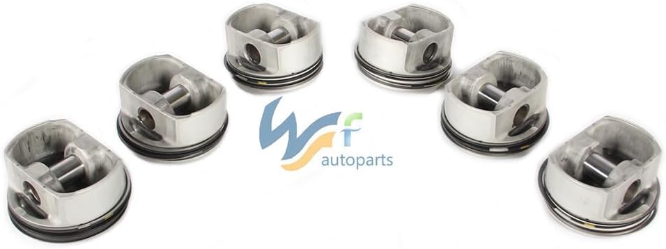 ya 4 8.24 baidi 3.2L 6pcs Pistons & Rings Kit Fit for Audi for A4 A6 for A8 06E107065CK AUK BKH BYU