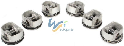 ya 4 8.24 baidi 3.2L 6pcs Pistons & Rings Kit Fit for Audi for A4 A6 for A8 06E107065CK AUK BKH BYU